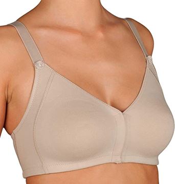 Immagine di NON WIRED FRONT OPENING BLACK COTTON BRA